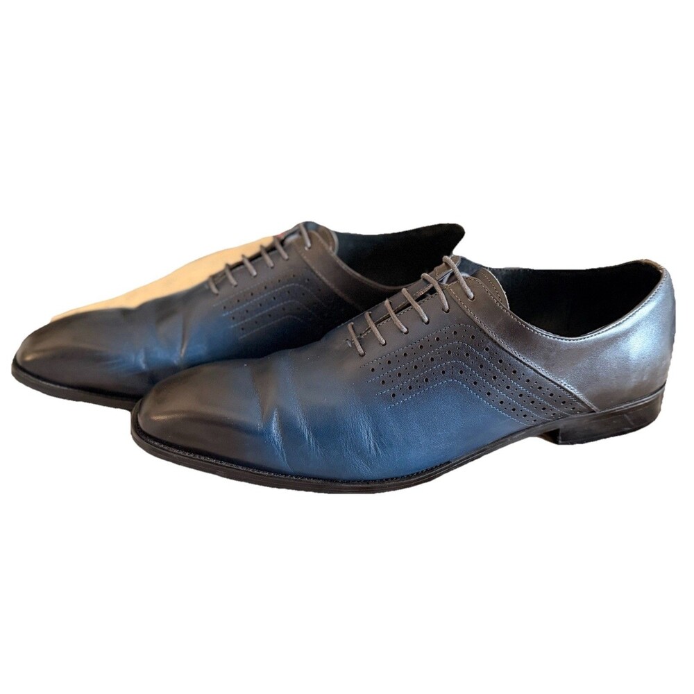 Stacy Adams Halloway Men's Oxford Navy SZ 13 M